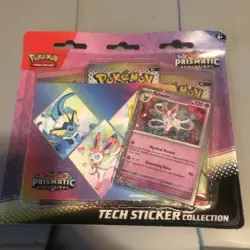Pokemon TCG Prismatic Evolutions Tech Sticker Collection [Set of 3] - Image 1