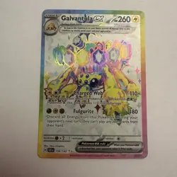 Pokemon TCG Galvantula EX 159/142 Stellar Crown Tera Full Art English Card FA - Image 1