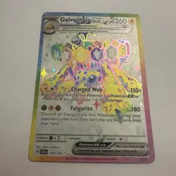 Pokemon TCG Galvantula EX 159/142 Stellar Crown Tera Full Art English Card FA - Image 2