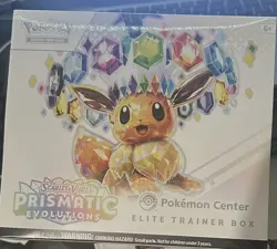 Prismatic Evolutions Pokemon Center Elite Trainer Box PC ETB Factory Sealed - Image 1