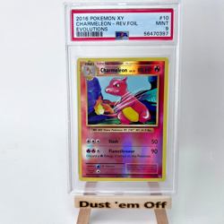 2016 Pokemon XY Evolutions Charmeleon Reverse Foil Holo #10 PSA 9 Mint - Image 1