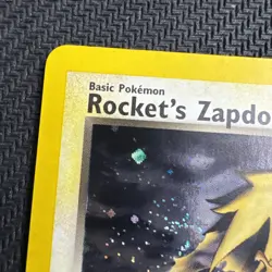 Rocket's Zapdos Pokemon Card - 70 HP Holo Rare Gym Challenge 15/132 - Image 5
