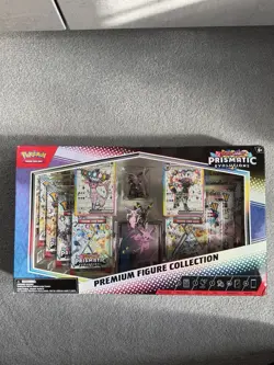 Pokemon TCG Scarlet & Violet Prismatic Evolutions Premium Figure Collection NEW - Image 1