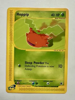 Hoppip - Expedition 112/165 - 2002 WOTC - Pokemon TCG - E Reader - NM - Image 1