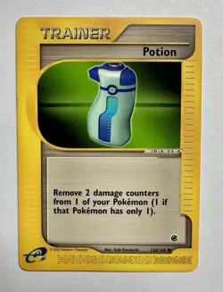 Potion - Expedition 156/165 - 2002 WOTC - Pokemon TCG - E Reader - NM - Image 1