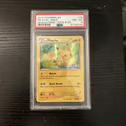 Pikachu 26/83 - Toys R Us Exclusive Holo Promo PSA 8 Stamped Pokemon TCG Card - Image 1