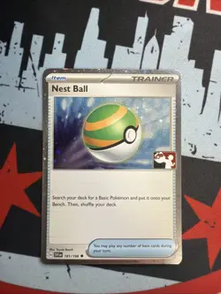 NEST BALL 181/198 Cosmos Holo Play! Pokemon Prize Pack Series Stamped NM/M - Image 1