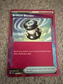Pokemon Brilliant Blender 164/191 ACE SPEC Holo SV08 Surging Sparks - Image 2