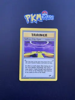 Pokemon TCG Saffron City Gym Gym Challenge 122/132 Regular LP. - Image 1