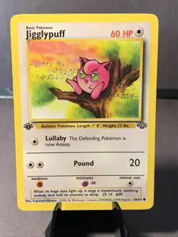 Pokemon TCG Jigglypuff 1st Edition Jungle Set Unlimited #54/64 WOTC VTG LP - Image 1