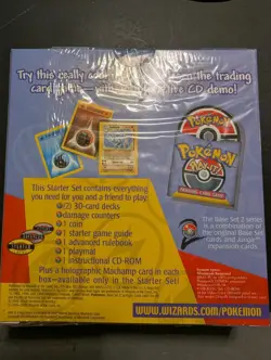Pokemon Base Set 2 Two Player Starter Set Deck w/ CD-Rom Sealed - Image 2