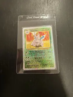 Nintendo Pokemon TCG Legendary Collection Nidorino 56/110 Reverse Holo Card 2002 - Image 1