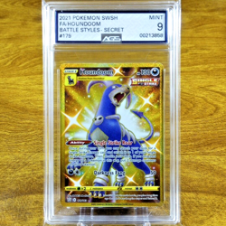 Pokemon SWSH Battle Styles Secret Houndoom 179/163 AGS Min 9 FA Holo Rare 2021 - Image 1