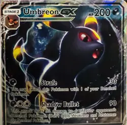Pokemon TCG 2017 Umbreon GX Stage 1 HP200 Standard Card Holo - Image 2