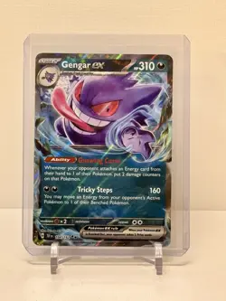 Pokemon TCG Gengar EX Temporal Forces Ultra Rare Card 104/162 NM - Image 1