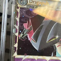POKEMON CGC 8.5 2021 Dragapult Prime SWSH132 Holo Black Star Promo FULL SWIRL - Image 1
