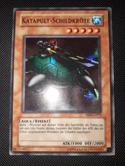 Yu-Gi-Oh! Katapult-Schildkrote, MRD-G075, Super Rare, 2. Auflage, Deutsch, Good - Image 2