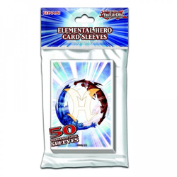 Yu-Gi-Oh ! 50 Proteges cartes (Sleeves) - Elemental Hero (Hero Elementaire) ! - Image 1