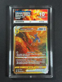 ACE 10 Origin Forme Dialga VSTAR GG68/GG70 Pokemon Card Crown Zenith GEM MINT - Image 1
