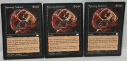 SPINNING DARKNESS X3 MAGIC THE GATHERING WEATHERLIGHT MTG Trading Card #608 - Image 1