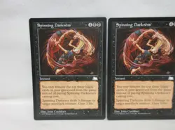 SPINNING DARKNESS X3 MAGIC THE GATHERING WEATHERLIGHT MTG Trading Card #608 - Image 5