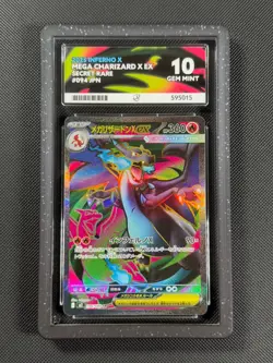 ACE 10 Mega Charizard ex 094/080 SR Pokemon Card M2 Inferno X GEM MINT - Image 1