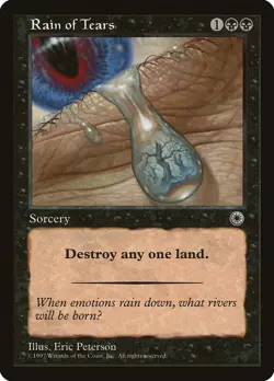 Rain of Tears 1x MtG Portal SP/NM - Image 1