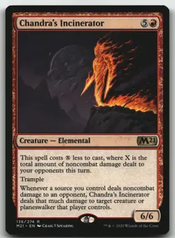 Chandra's Incinerator R Core Set 2021 136 LP - Image 1