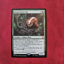 MTG Badgermole Cub Avatar: The Last Airbender 0167 Regular Mythic - Image 1