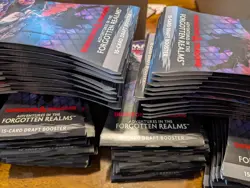 MTG D&D Adventures in the Forgotten Realms Fifteen 15 draft booster pack lot(s) - Image 3