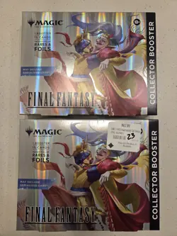 Magic The Gathering Final Fantasy Omega Collector Booster Box lot of 2 - Image 1