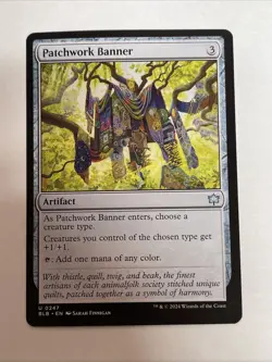 Patchwork Banner Bloomburrow #247 Uncommon - Image 1