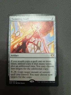 MTG Twinning Staff Commander 2020 Regular Card NM Condition - Image 1