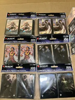 Magic The Gathering Matte Deck Protector Sleeves, Pro-100+ Deck Box Set Of 12 - Image 3