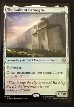 The Walls of Ba Sing Se - MTG Avatar The Last Airbender - 0261 Foil - Image 1