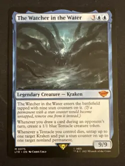 1x The watcher in the Water (0075) LOTR MTG Magic the Gatehring x1 MKE - Image 1