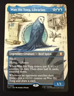 Magic: The Gathering Wan Shi Tong, Librarian (borderless) #320 Regular - Image 1