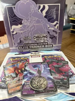Pokemon Center Sword and Shield Chilling Reign Elite Trainer Box ETB Sealed New - Image 1