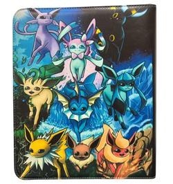 Pokemon Eevee Eeveelutions Card Binder TCG 9 Pockets 50 Sleeves Holds 900 cards - Image 1