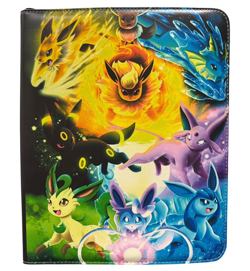 Pokemon Eevee Eeveelutions Card Binder TCG 9 Pockets 50 Sleeves Holds 900 cards - Image 2