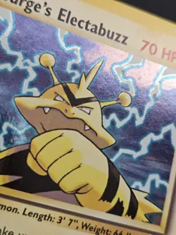 Lt Surges Electabuzz 6/132 Gym Heroes Unlimited Holo Rare - Pokemon - Image 3