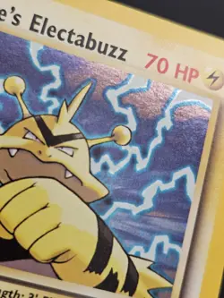 Lt Surges Electabuzz 6/132 Gym Heroes Unlimited Holo Rare - Pokemon - Image 4