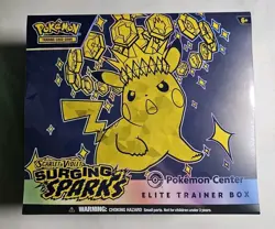 Surging Sparks - SV08 - Pokemon Center Elite Trainer Box- ETB - New Sealed - Image 1