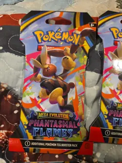 Pokemon TCG PHANTASMAL FLAMES Sleeved Booster Packs New Sealed Lot of 12 Packs - Image 2