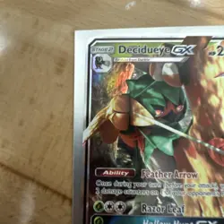 Decidueye GX 12/149 Ultra Rare Holo Pokemon 2017 Sun & Moon NM - Image 2
