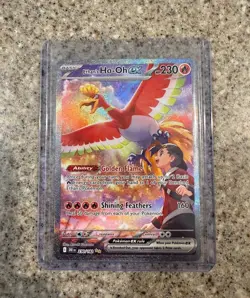 Pokemon Ethan's Ho-Oh ex 230/182 Destined Rivals Special Illustration Rare NM - Image 1