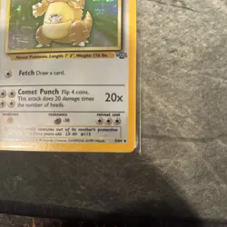 Pokemon TCG Kangaskhan Jungle 5/64 Holo Unlimited Holo Rare - Image 2