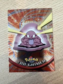 Grimer #88 Holo - Pokemon Card Topps Series 2 TV Animation Edition - MP - Image 1