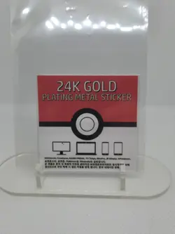 Pokemon 24k Gold Plated Korean Striking Sticker Collection (CGC Gradeable) - Image 2
