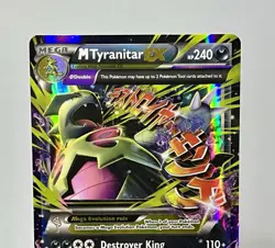 M Tyranitar EX 43/98 (HP) Ultra Rare XY Series: Ancient Origins 2015 Pokemon - Image 3